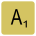 Scrabble tile for