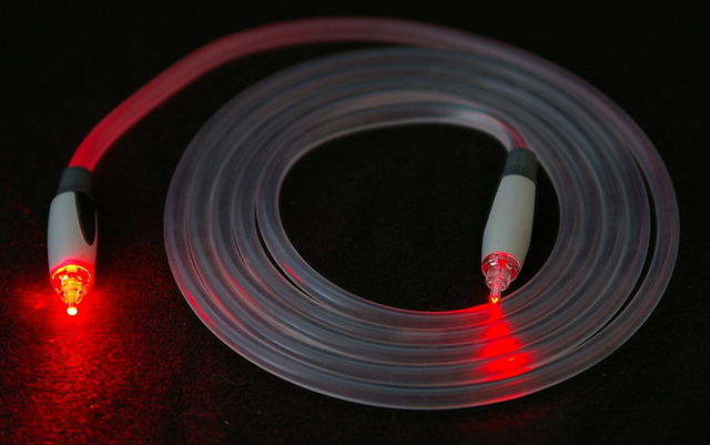 File:Fiber optic illuminated.jpg